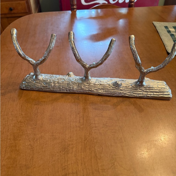 Rustic Antler Wall Hook Rack - Picture 2 of 4